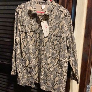 Snake skin jacket